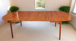 REFINISHED Danish MCM Teak Table w 4 Leaves  by S.A. Madsen 19.75