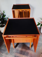 RESTORED Danish MCM Teak Extending Bar Trolley by Niels Erik Glasdam Jensen 4