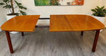 RESTORED Danish MCM Teak Table w 2 Leaves 63
