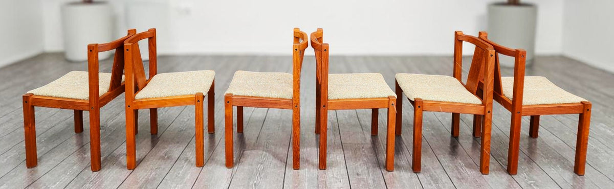 RESTORED Danish MCM Teak Table w 2 Leaves 63