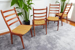 4 RESTORED Danish MCM Teak Ladder-Back Chairs by Kai Kristiansen for Korup Stolefabrik 5