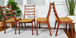 4 RESTORED Danish MCM Teak Ladder-Back Chairs by Kai Kristiansen for Korup Stolefabrik 9