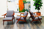 RESTORED Danish MCM Teak Lounge Chairs by Arne Hovmand-Olsen for Mogen Kold (3 available) 1