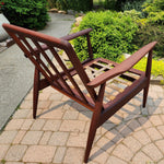 REFINISHED Danish Mid Century Modern Teak Lounge Chair will get NEW CUSHIONS 4