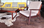 REFINISHED Danish Mid Century Modern Teak Lounge Chair will get NEW CUSHIONS 5