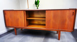 REFINISHED Danish Mid Century Modern Teak Sideboard by Dyrlund 71.25