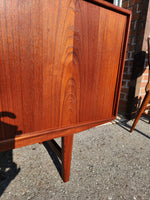 REFINISHED Danish Mid Century Modern Teak Sideboard by E.W. Bach 65