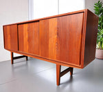 REFINISHED Danish Mid Century Modern Teak Sideboard by E.W. Bach 65