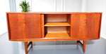 REFINISHED Danish Mid Century Modern Teak Sideboard by E.W. Bach 65