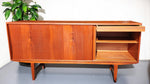 REFINISHED Danish Mid Century Modern Teak Sideboard by E.W. Bach 65