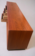 REFINISHED Danish Mid Century Modern Teak Sideboard by Gunni Omann for ACO, 95