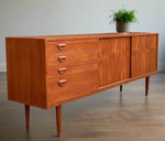 REFINISHED Danish Mid Century Teak Sideboard by Kai Kristiansen 71