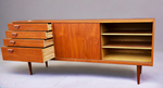 REFINISHED Danish Mid Century Teak Sideboard by Kai Kristiansen 71