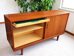 REFINISHED Danish Mid Century Teak Sideboard by P.Hundevad 54