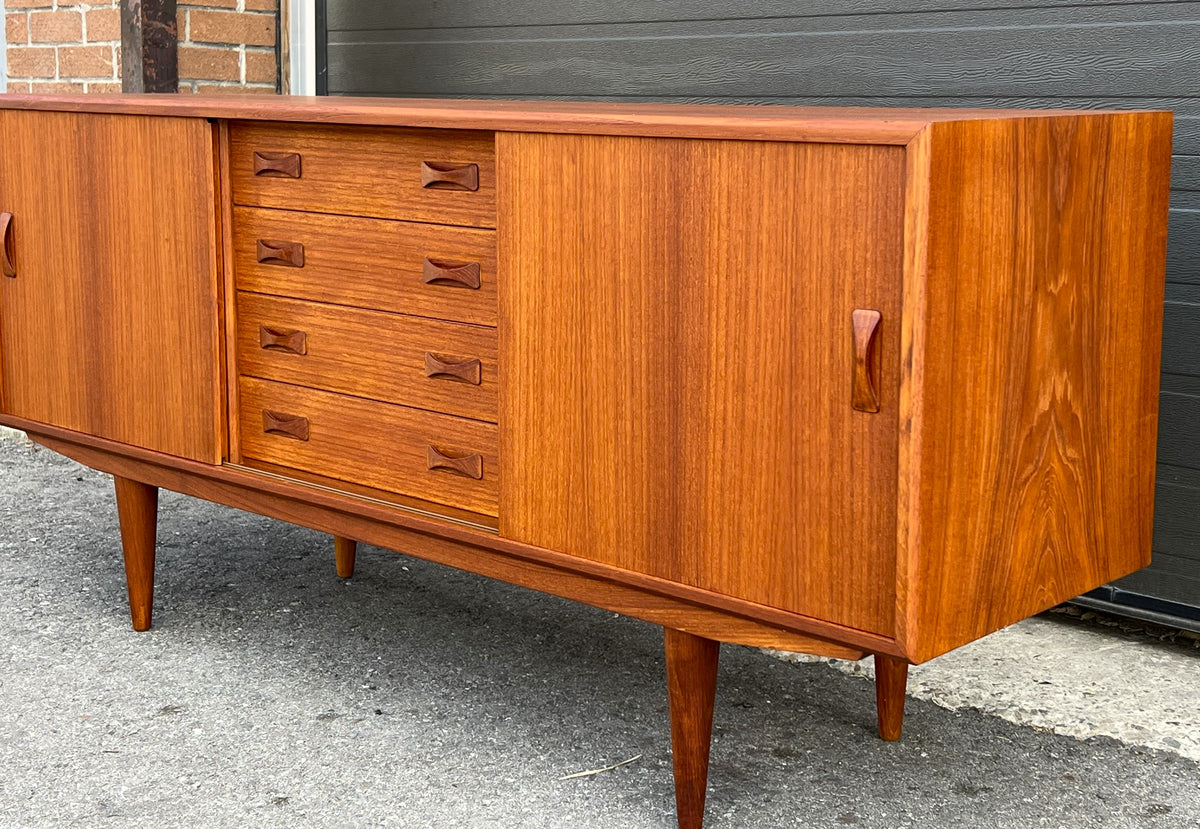 REFINISHED Danish MCM Teak Sideboard by IB Kofod-Larsen for Clausen & Son