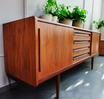 REFINISHED Danish Mid Century Modern Teak Sideboard by Johannes Andersen 79
