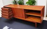 REFINISHED Danish MCM Teak Sideboard by Johannes Andersen for Uldum 79