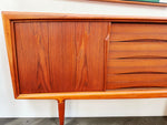 REFINISHED Danish Mid Century Modern Teak Sideboard by Gunni Omann 94.5
