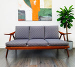 RESTORED Danish MCM Teak Sofa  by Arne Hovmand-Olsen for Mogen Kold 2