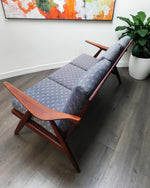 RESTORED Danish MCM Teak Sofa  by Arne Hovmand-Olsen for Mogen Kold 11
