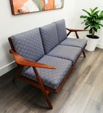 RESTORED Danish MCM Teak Sofa  by Arne Hovmand-Olsen for Mogen Kold 3