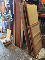 REFINISHED Danish Mid Century Modern Teak Wardrobe w Sliding Doors 11