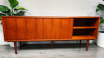 REFINISHED Danish Mid Century Teak Credenza Buffet by Steens 6 ft Narrow 5