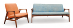 Will be REFINISHED REUPHOLSTERED Danish MCM Teak Sofa & Lounge Chair by Arne Hovmand-Olsen 8