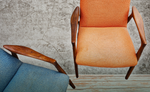 Will be REFINISHED REUPHOLSTERED Danish MCM Teak Sofa & Lounge Chair by Arne Hovmand-Olsen 12