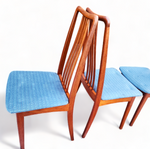 Choose Fabric***6 RESTORED Danish Mid Century Modern Teak Chairs by A.Jensen for Holstebro 6