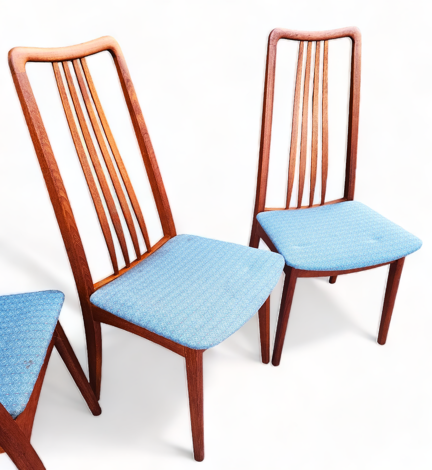 Choose Fabric***6 RESTORED Danish Mid Century Modern Teak Chairs by A.Jensen for Holstebro