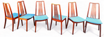 Choose Fabric***6 RESTORED Danish Mid Century Modern Teak Chairs by A.Jensen for Holstebro 8