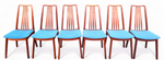 Choose Fabric***6 RESTORED Danish Mid Century Modern Teak Chairs by A.Jensen for Holstebro 1