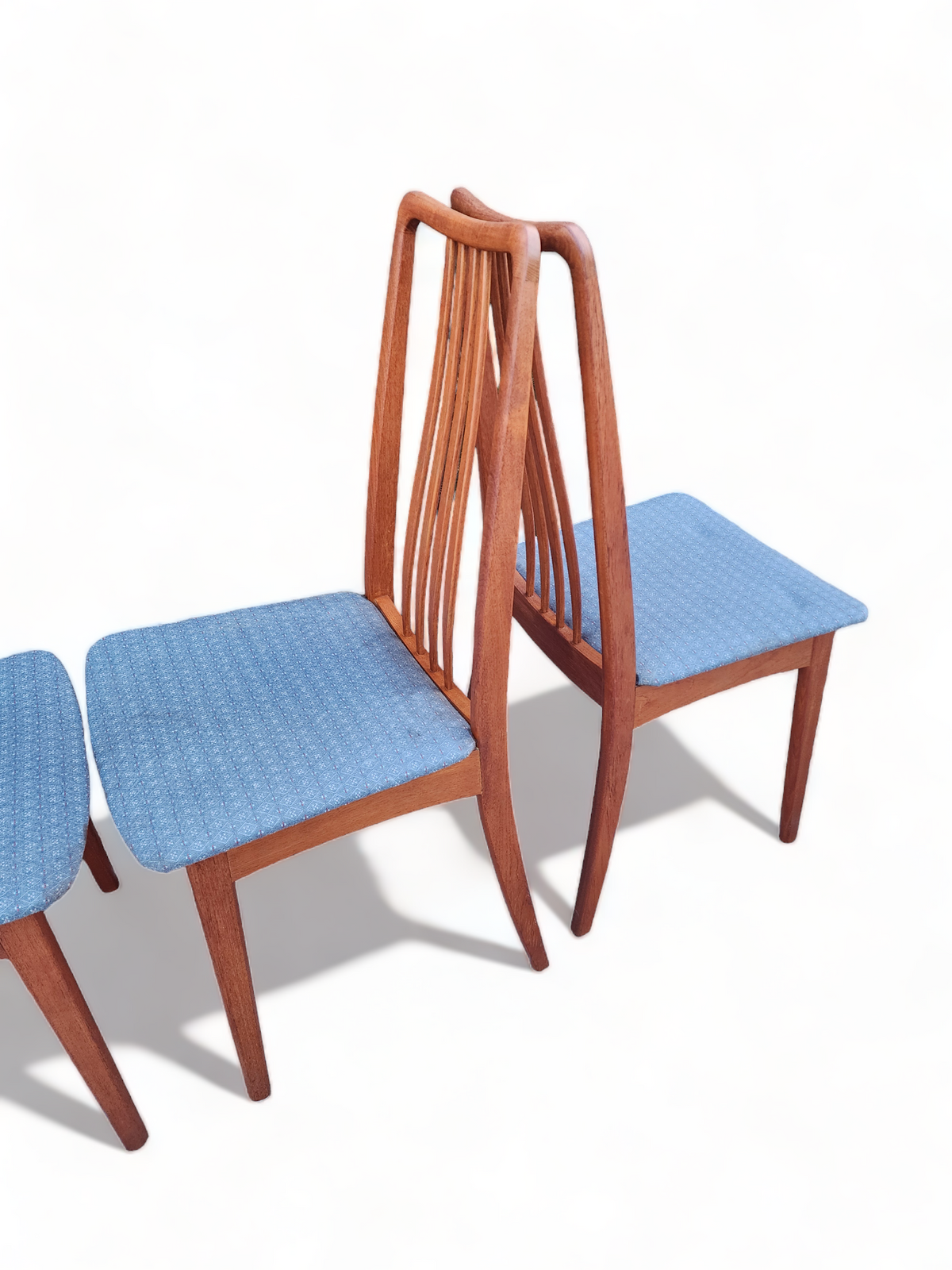 Choose Fabric***6 RESTORED Danish Mid Century Modern Teak Chairs by A.Jensen for Holstebro
