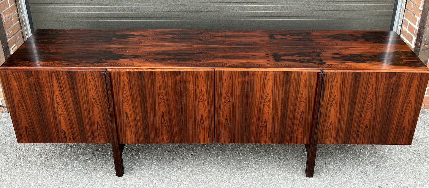 Will be REFINISHED Danish Mid Century Modern Rosewood Sideboard by Ib Kofod Larsen 90.5"