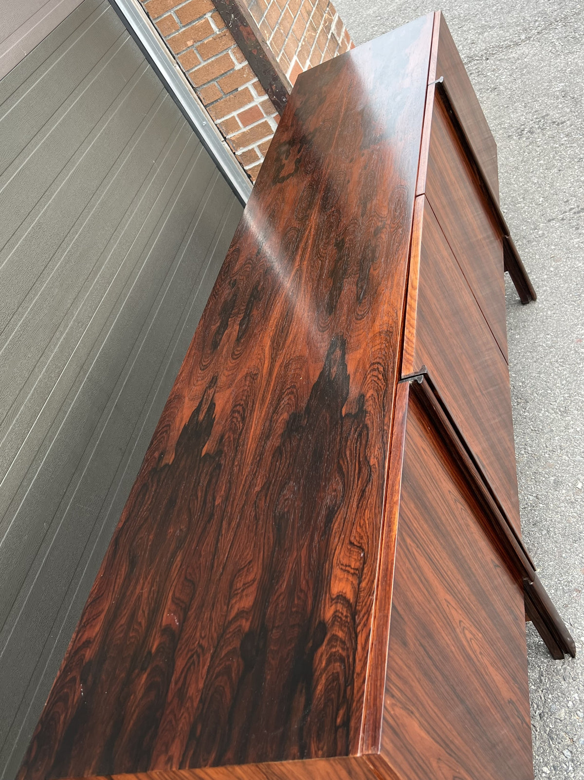 Will be REFINISHED Danish Mid Century Modern Rosewood Sideboard by Ib Kofod Larsen 90.5