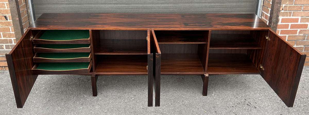 Will be REFINISHED Danish Mid Century Modern Rosewood Sideboard by Ib Kofod Larsen 90.5