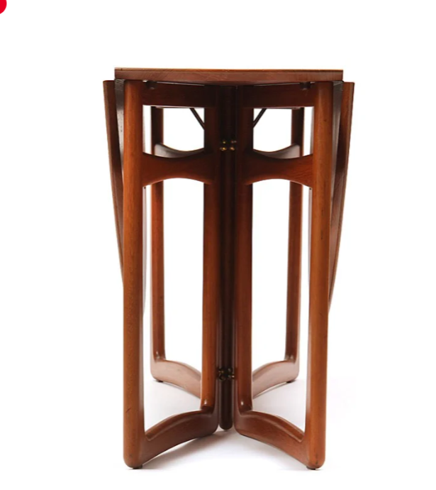 Danish MCM Teak Table by P.Hvidt & O.Mölgaard-Nielsen & 6 chairs by Finn Juhl for France & Søn