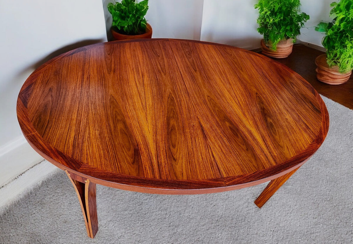 REFINISHED Danish MCM Rosewood Table by Sven Ellekaer for Heltborg 64