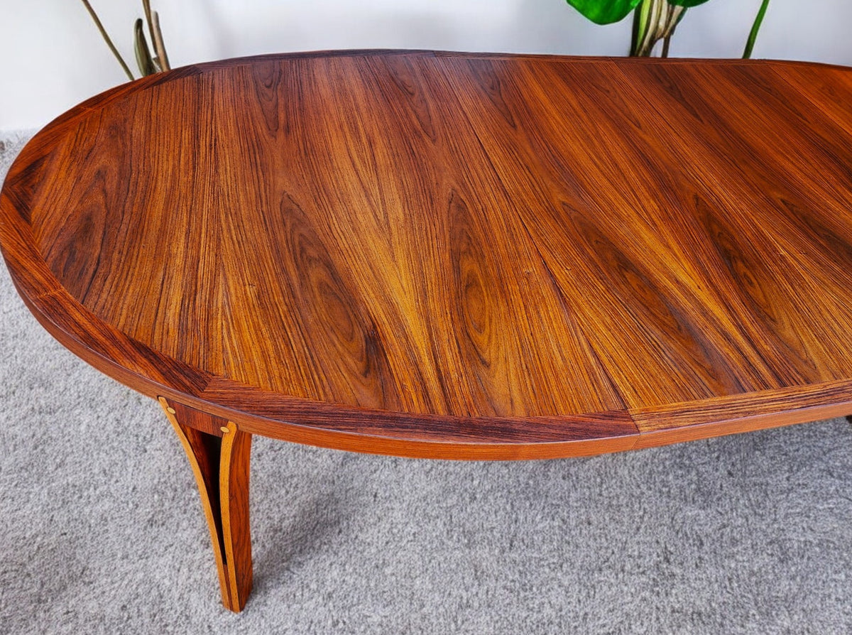 REFINISHED Danish MCM Rosewood Table by Sven Ellekaer for Heltborg 64