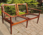 Choose Fabric! REFINISHED Danish MCM Teak Two-Seater Sofa by Arne Vodder for Glostrup 2