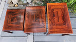 RESTORED Danish Mid Century Modern Rosewood Nesting Tables, Set of 3, model 387 3