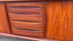 REFINISHED Danish Mid Century Modern Rosewood Sideboard by A.Vodder for Dyrlund 86.5
