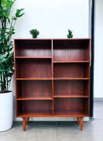 RESTORED Danish Mid Century Modern Rosewood Bookcase, 43