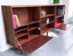 RESTORED Danish Mid Century Modern Rosewood Cabinet 94