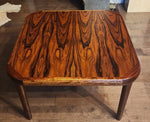 REFINISHED Danish Mid Century Modern Rosewood Coffee or Accent Table 10