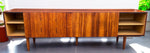 REFINISHED Danish Mid Century Modern Rosewood Credenza 94