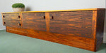 REFINISHED Danish Mid Century Modern Rosewood Console 87