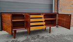REFINISHED Danish Mid Century Modern Brazilian Rosewood Credenza 72