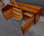 REFINISHED Danish Mid Century Modern Brazilian Rosewood Credenza 72